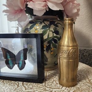 Vintage Brass Coca Cola Bottle